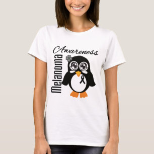 Camiseta Pingüino de la conciencia del melanoma