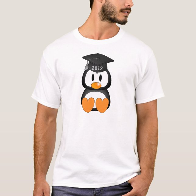 Camiseta Pingüino de la graduación (Anverso)