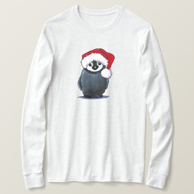 Camiseta Pingüino de Navidad (Anverso del diseño)