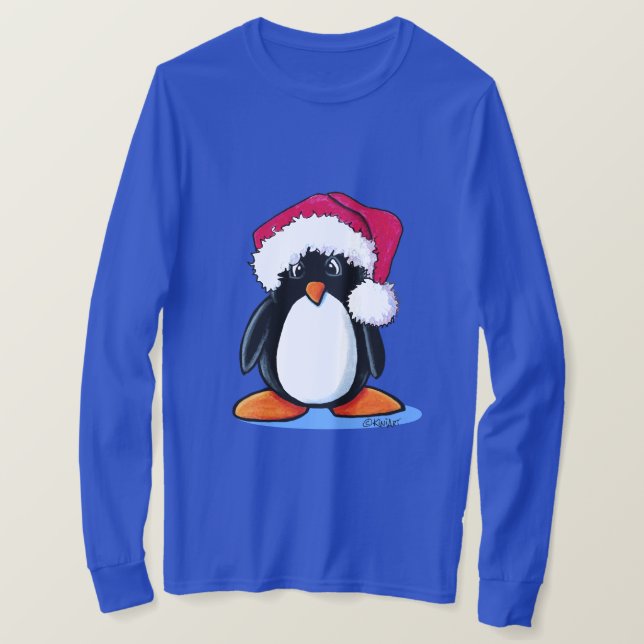Camiseta Pingüino de Navidad (Anverso del diseño)