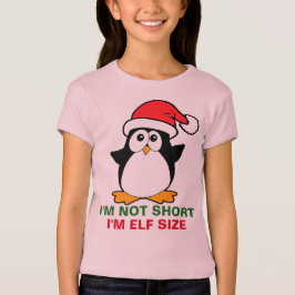 Camiseta Pingüino de Navidades bonitos no soy pequeño soy d
