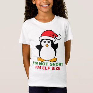 Camiseta Pingüino de Navidades bonitos no soy pequeño soy d