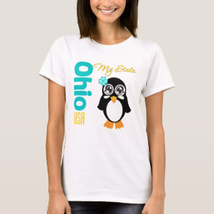 Camiseta Pingüino de Ohio los E.E.U.U.