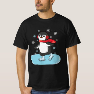Camiseta Pingüino de patinaje sobre hielo