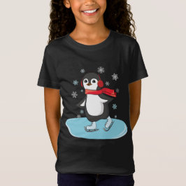Camiseta Pingüino de patinaje sobre hielo
