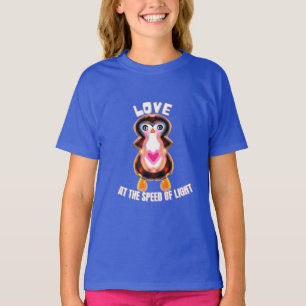 Camiseta Pingüino de regalo Amor a la Velocidad de la Luz