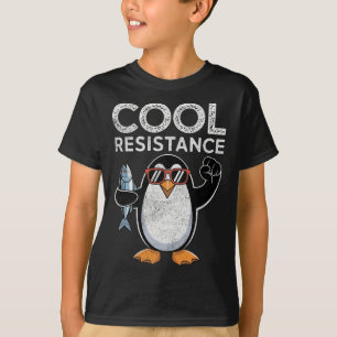 Camiseta Pingüino de Tarifas de Resistencia Fría Sutil Prot