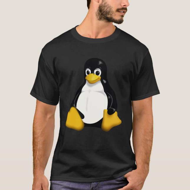 Camiseta Pingüino de Tux Linux (Anverso)