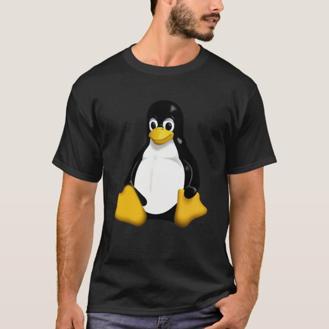 Camiseta Pingüino de Tux Linux (Anverso)