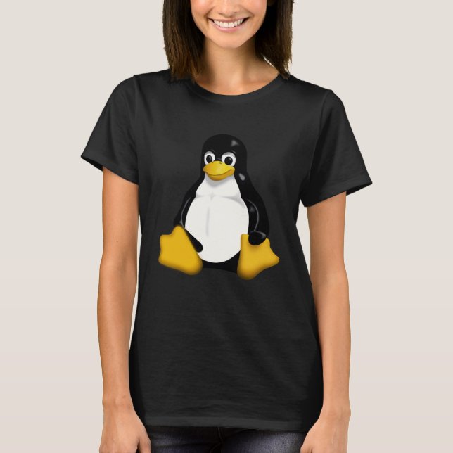 Camiseta Pingüino de Tux Linux (Anverso)