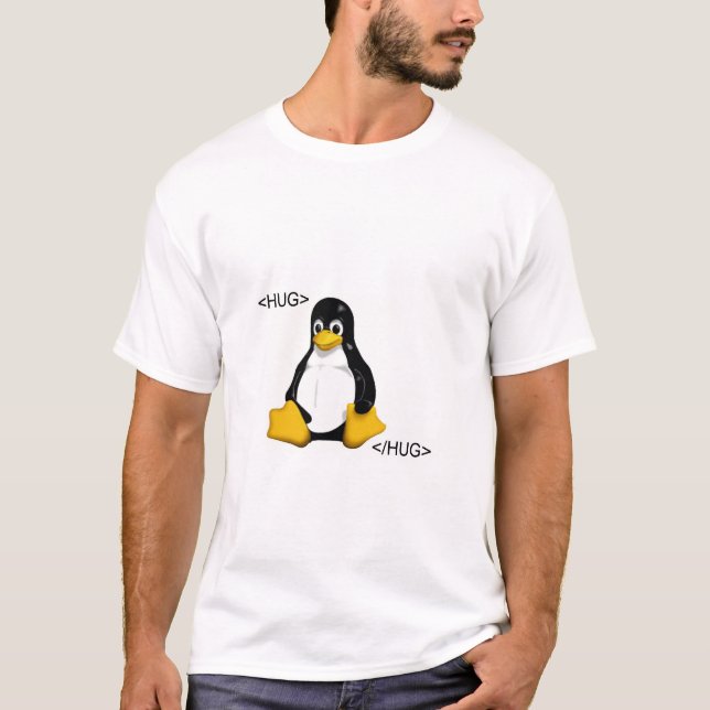 Camiseta Pingüino del abrazo (Anverso)