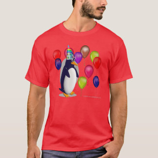 Camiseta pingüino del cumpleaños