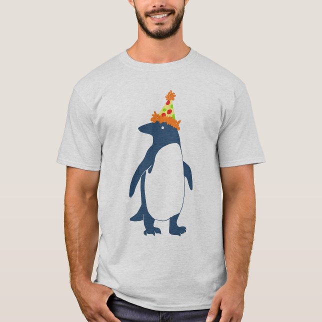 Camiseta Pingüino del fiesta (Anverso)