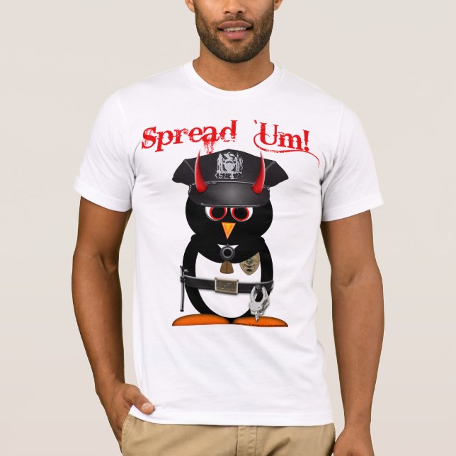 Camiseta Pingüino del mal del oficial (Anverso)