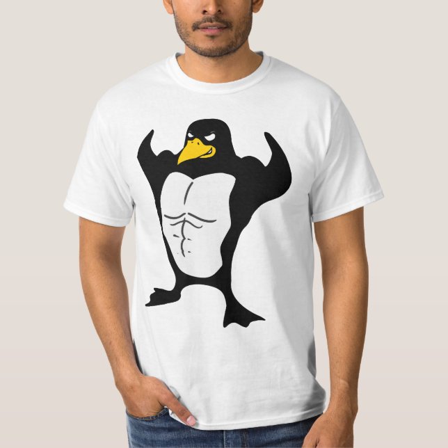Camiseta Pingüino del músculo (Anverso)
