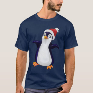 Camiseta Pingüino del navidad