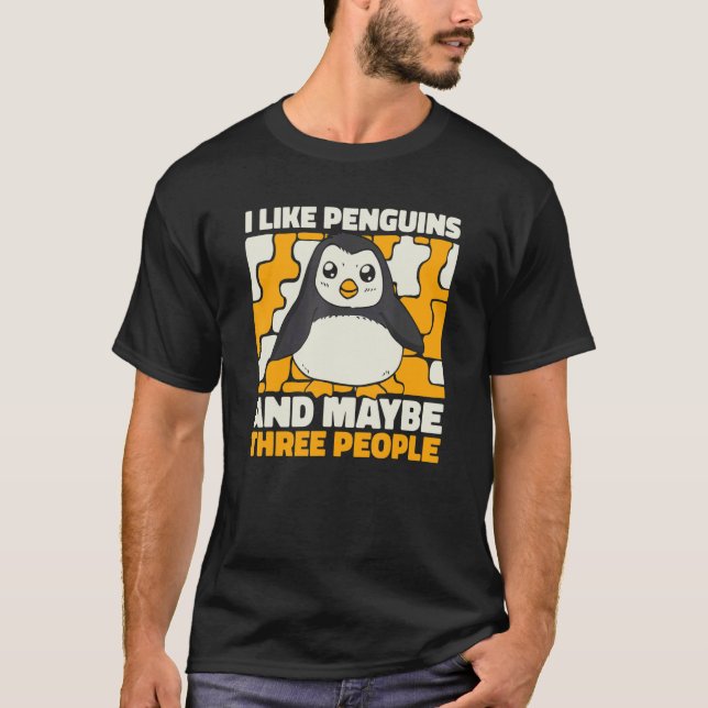 Camiseta Pingüino del Rey Pingüino (Anverso)