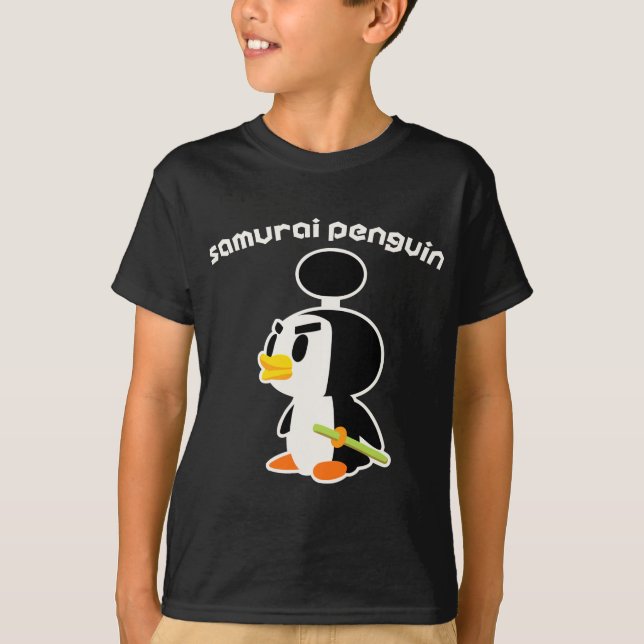 Camiseta Pingüino del samurai (Anverso)