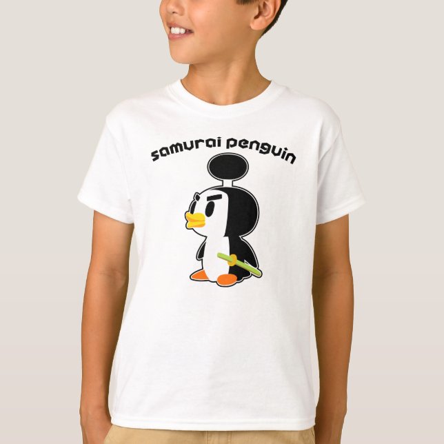 Camiseta Pingüino del samurai (Anverso)