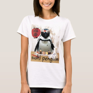 Camiseta pingüino del sushi
