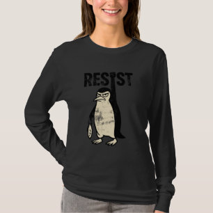 Camiseta Pingüino Divertido Resiste Protesta Contra Arancel