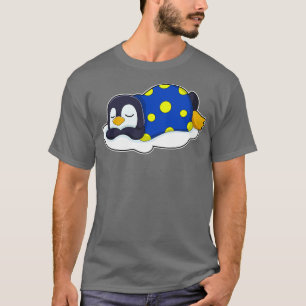 Camiseta Pingüino durmiendo con manta