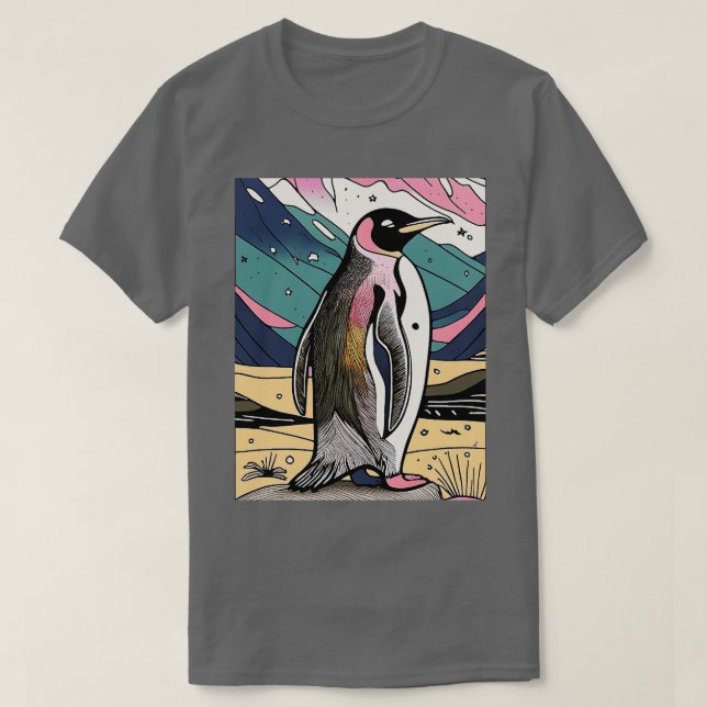 Camiseta Pingüino en Alaska TShirt (Diseño del anverso)