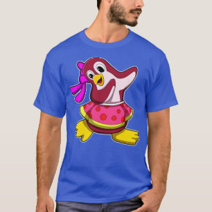 Camiseta Pingüino en baile con falda