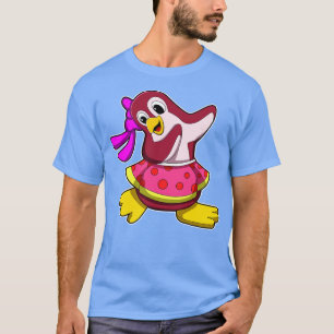 Camiseta Pingüino en baile con falda