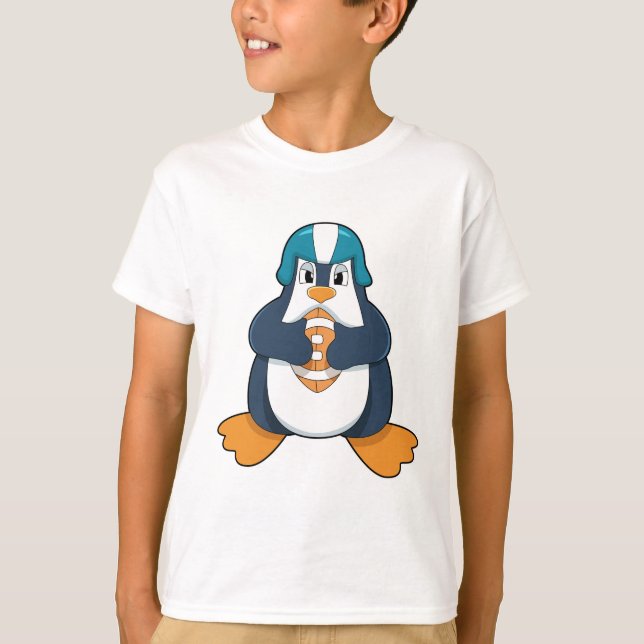Camiseta Pingüino en deportes de fútbol (Anverso)