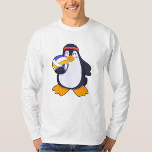 Camiseta Pingüino en deportes de voleibol