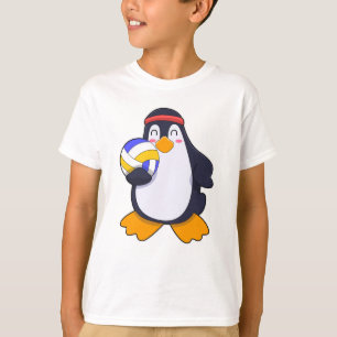 Camiseta Pingüino en deportes de voleibol