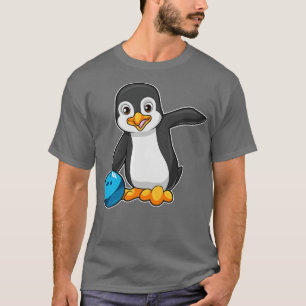 Camiseta Pingüino en el Bowling con bolera 2
