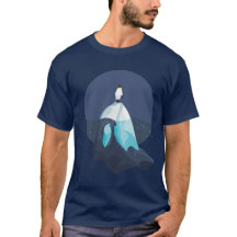 Pingüino en el iceberg formado como Orcha