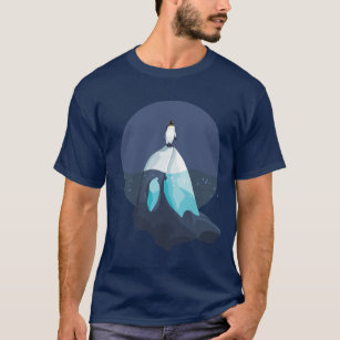 Camiseta Pingüino en el iceberg formado como Orcha