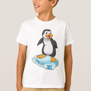 Camiseta Pingüino en la flota de hielo