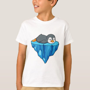 Camiseta Pingüino en la flota de hielo