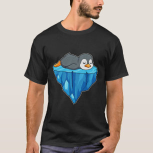 Camiseta Pingüino en la flota de hielo