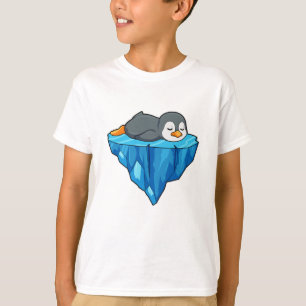 Camiseta Pingüino en la flota de hielo