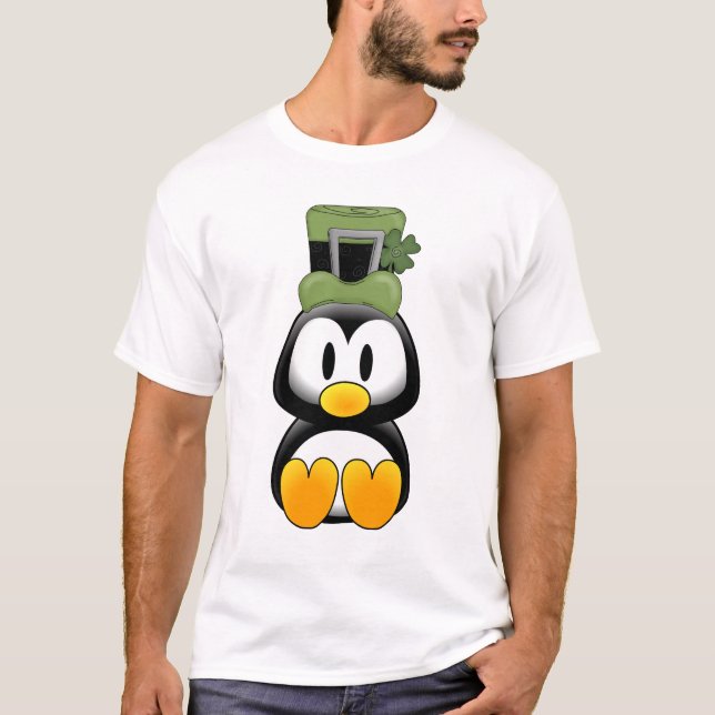 Camiseta Pingüino en St. Pattys (Anverso)