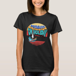 Camiseta "Pingüino en vacaciones"