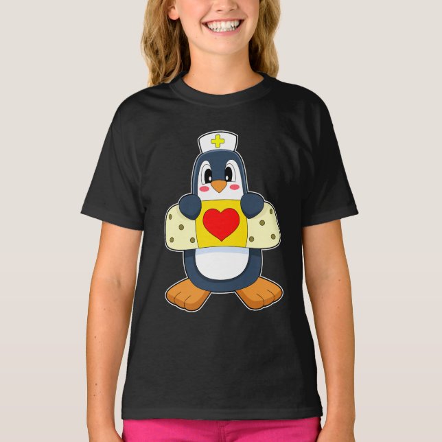 Camiseta Pingüino Enfermero (Anverso)