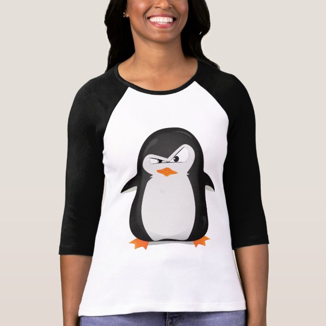 Camiseta Pingüino enojado (Anverso)