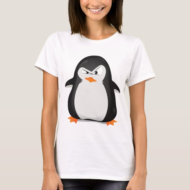 Camiseta Pingüino enojado (Anverso)