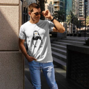 Camiseta Pingüino enojado