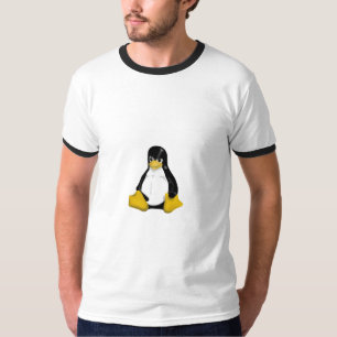 CAMISETA PINGÜINO ENOJADO DE LINUX TUX