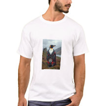 Pingüino escocés en kilt