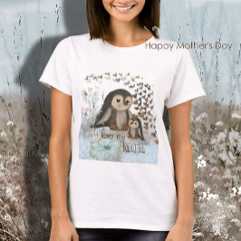 Camiseta Pingüino feliz Día de la Madre