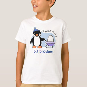 Camiseta Pingüino futuro de hermano mayor