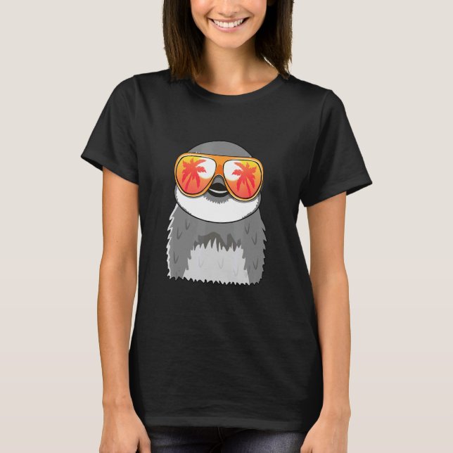 Camiseta Pingüino Gafas de Sol Playa Fiesta Pingüino (Anverso)